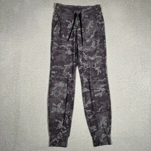 Lululemon Pants Womens 4 Incognito Camo Ready To Rulu Joggers Elastic Waist Logo